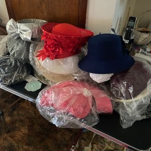 Ladies hats and clothing